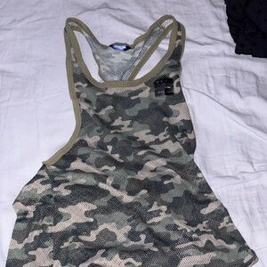 Code 22 men’s Mesh Racerback Tank Top large